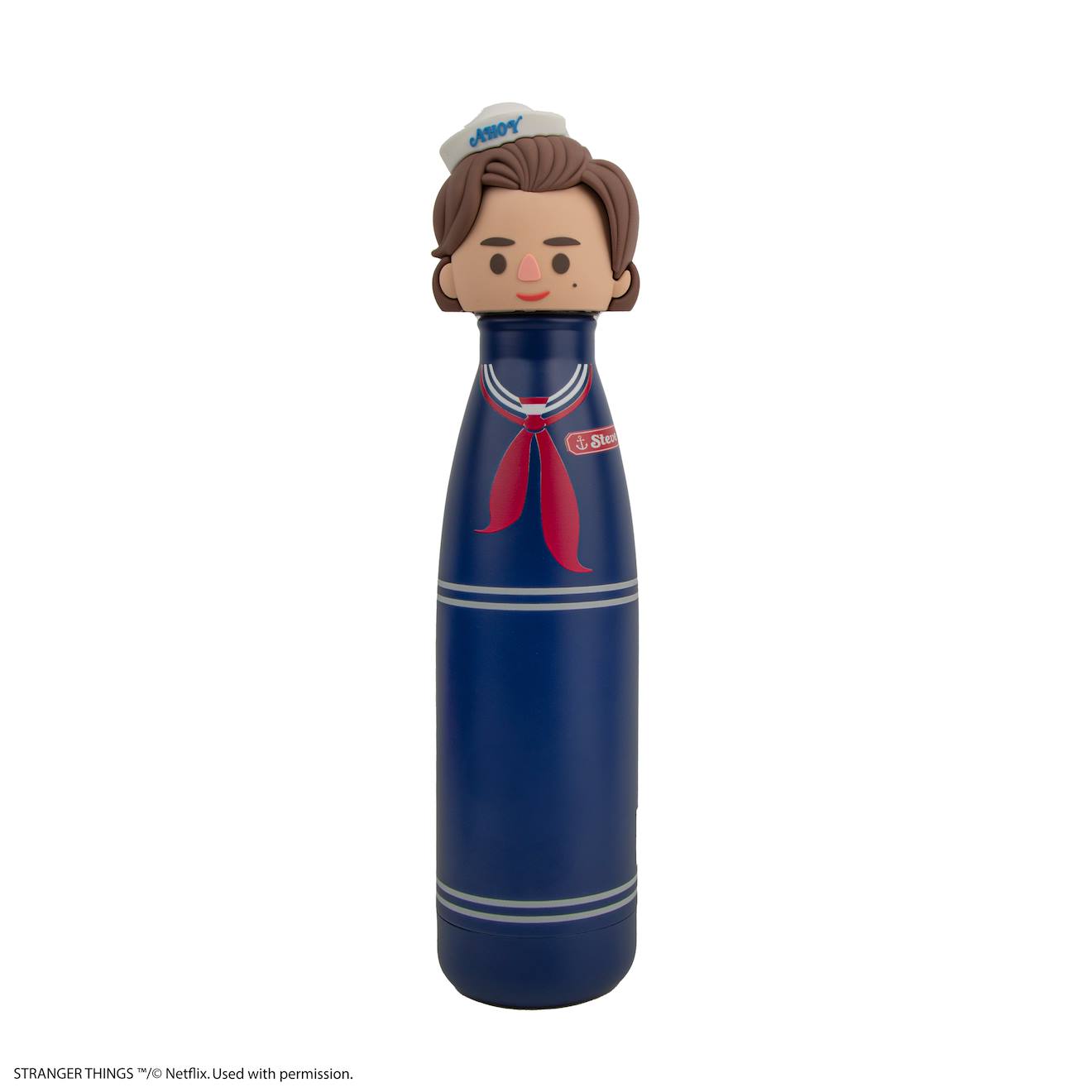 Gourde Sculptée Isotherme Steve Scoops Ahoy - Stranger Things Bleu