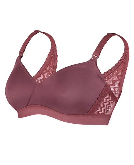 Soutien-gorge de grossesse et d'allaitement serena Blush+Noir+Prune+Terracota 10 - vertbaudet enfant 