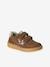 Baskets enfant fille cuir à scratchs beige+jaune d'or+marron+vieux rose 11 - vertbaudet enfant 