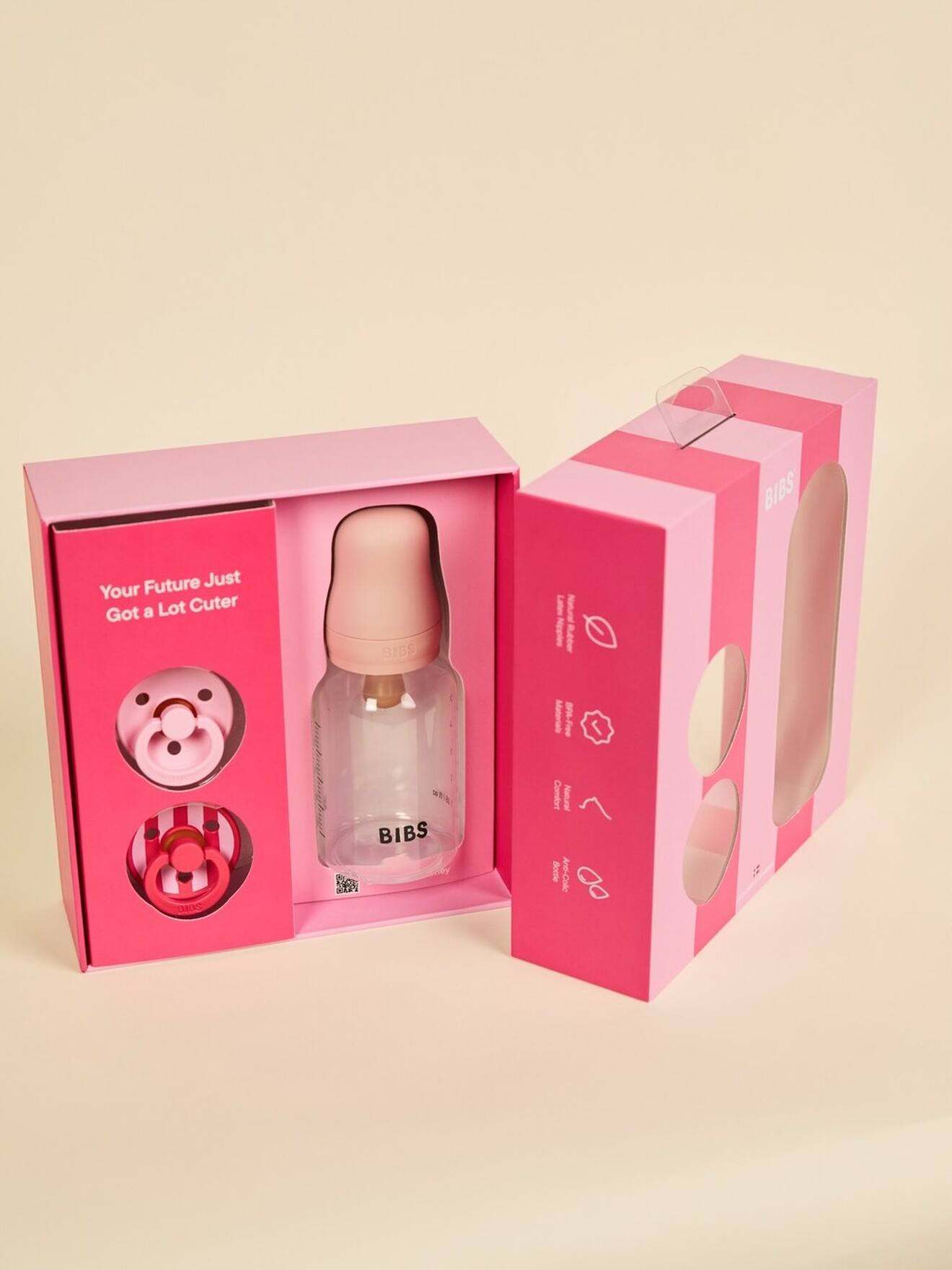 Coffret cadeau naissance les essentiels blush