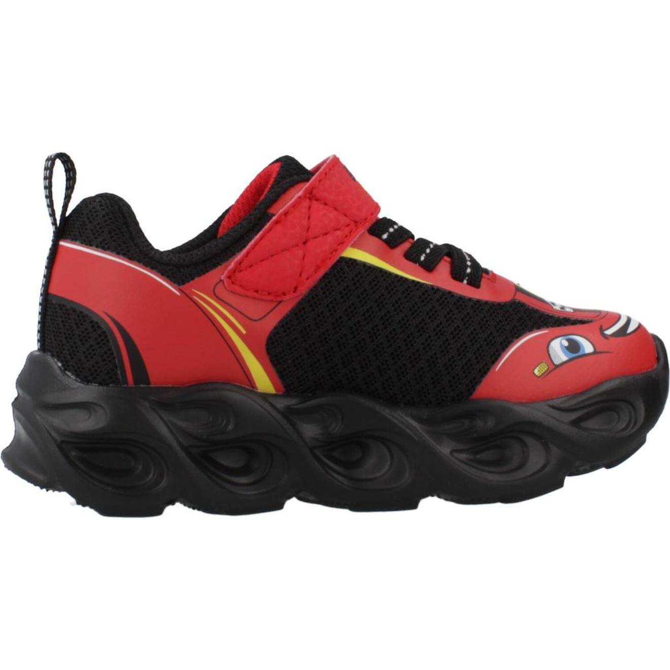 Basket Bb Garon Synthtique Lgre Slip-on Rouge Et Noir 38$
