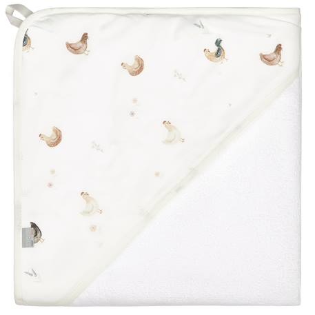 Grande cape de bain en coton et bambou gallina  - vertbaudet enfant