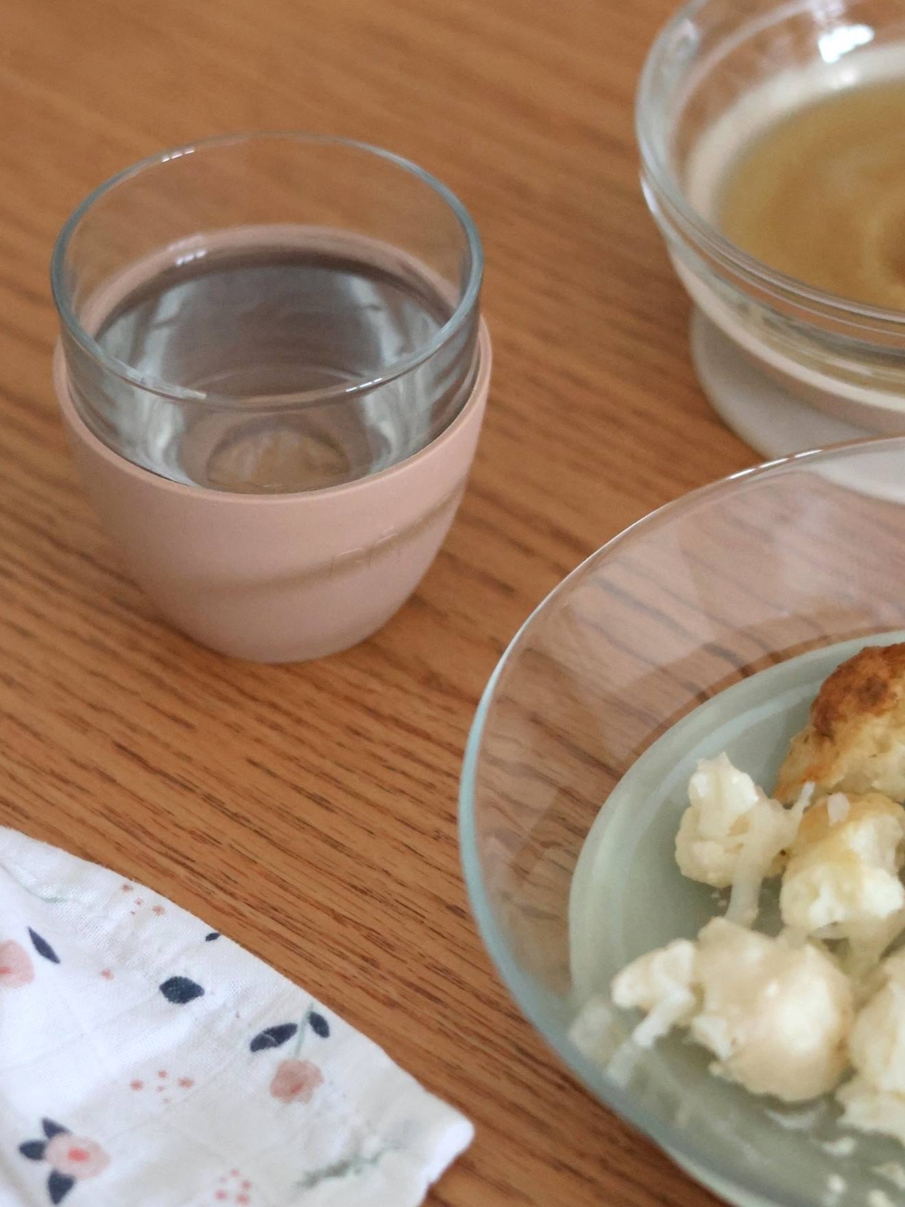 Coffret repas en verre X DURALEX sable
