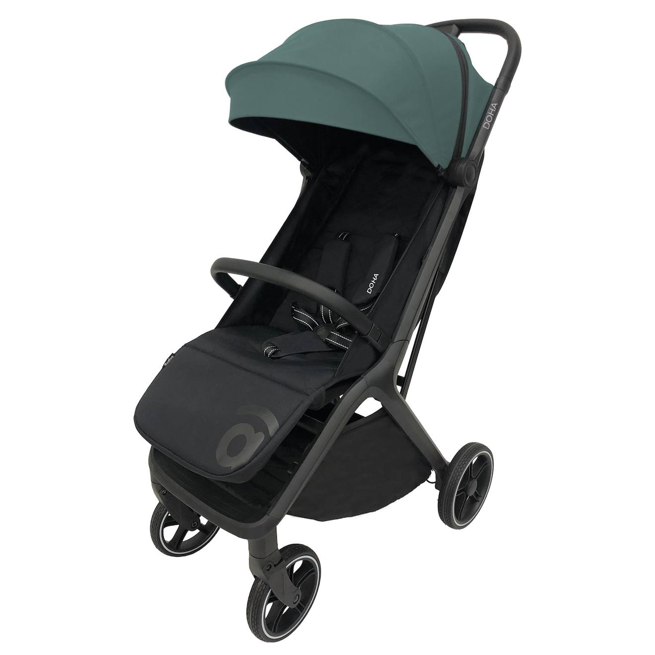 Poussette Compacte Tout-terrain Doha Noir, Vert
