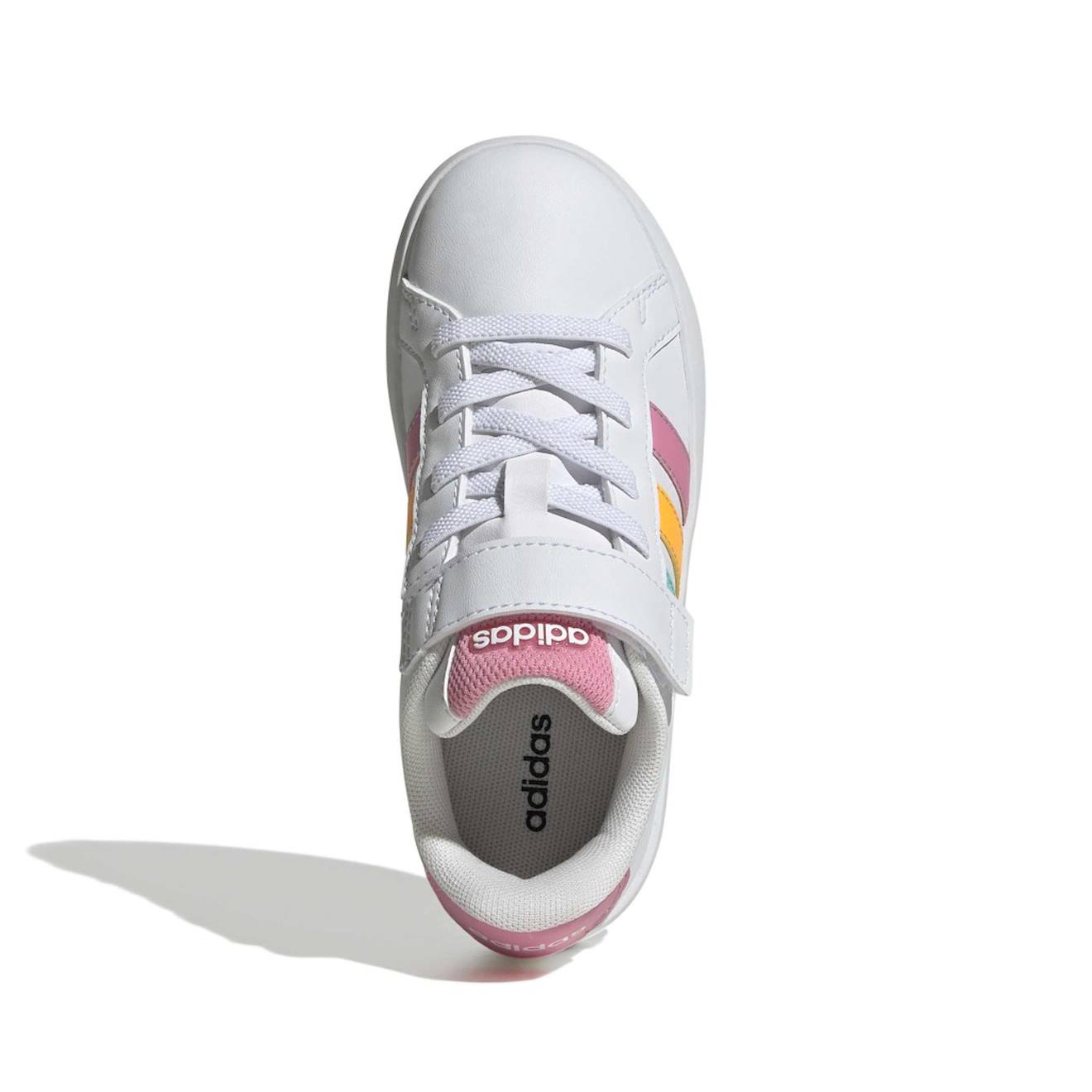 Basket Fille En Textile Court Classique Velcr Blanc 32 €