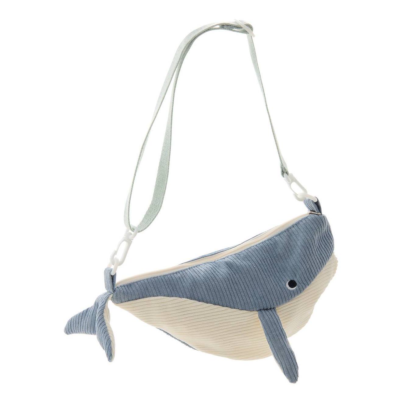 Sac Banane Orta Baleine 30x12,5 Cm Bleu Clair Bleu Clair