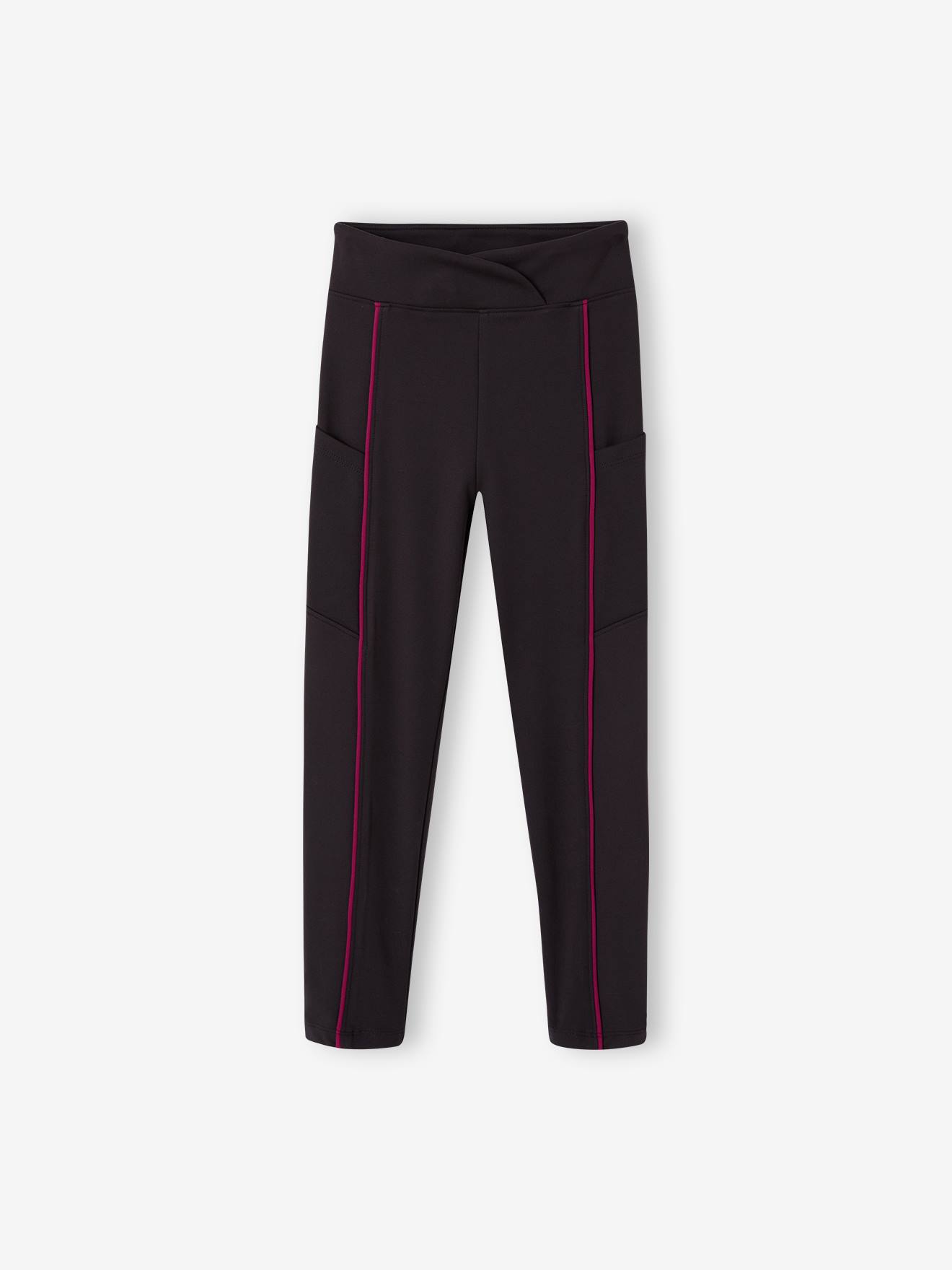 Legging sport fille anthracite