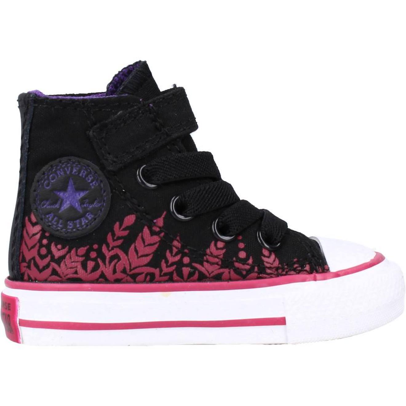 Baskets Bébé Fille En Textile Noir Baskets Bébé Fille En Textile Noir