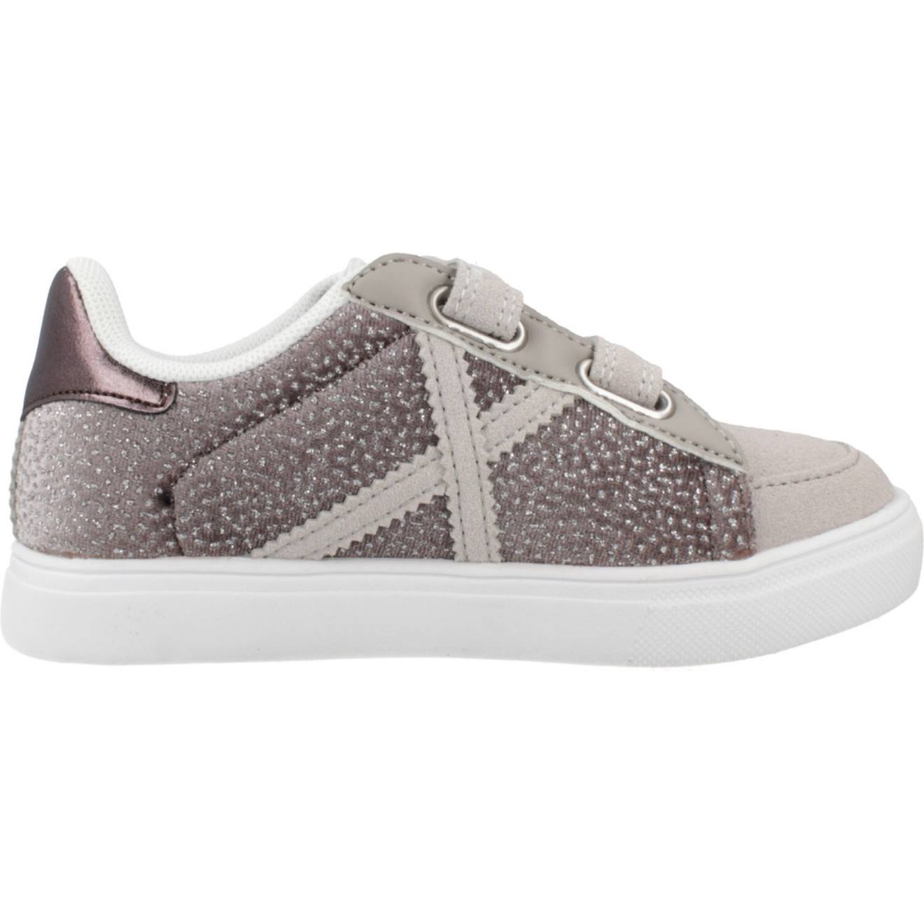 Basket Enfant Synthétique Synthétique Mini Rete Gris 033