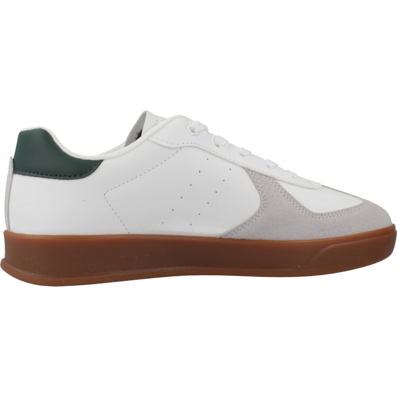 Basket Enfant Synthétique Gabhan Blanc Et Vert