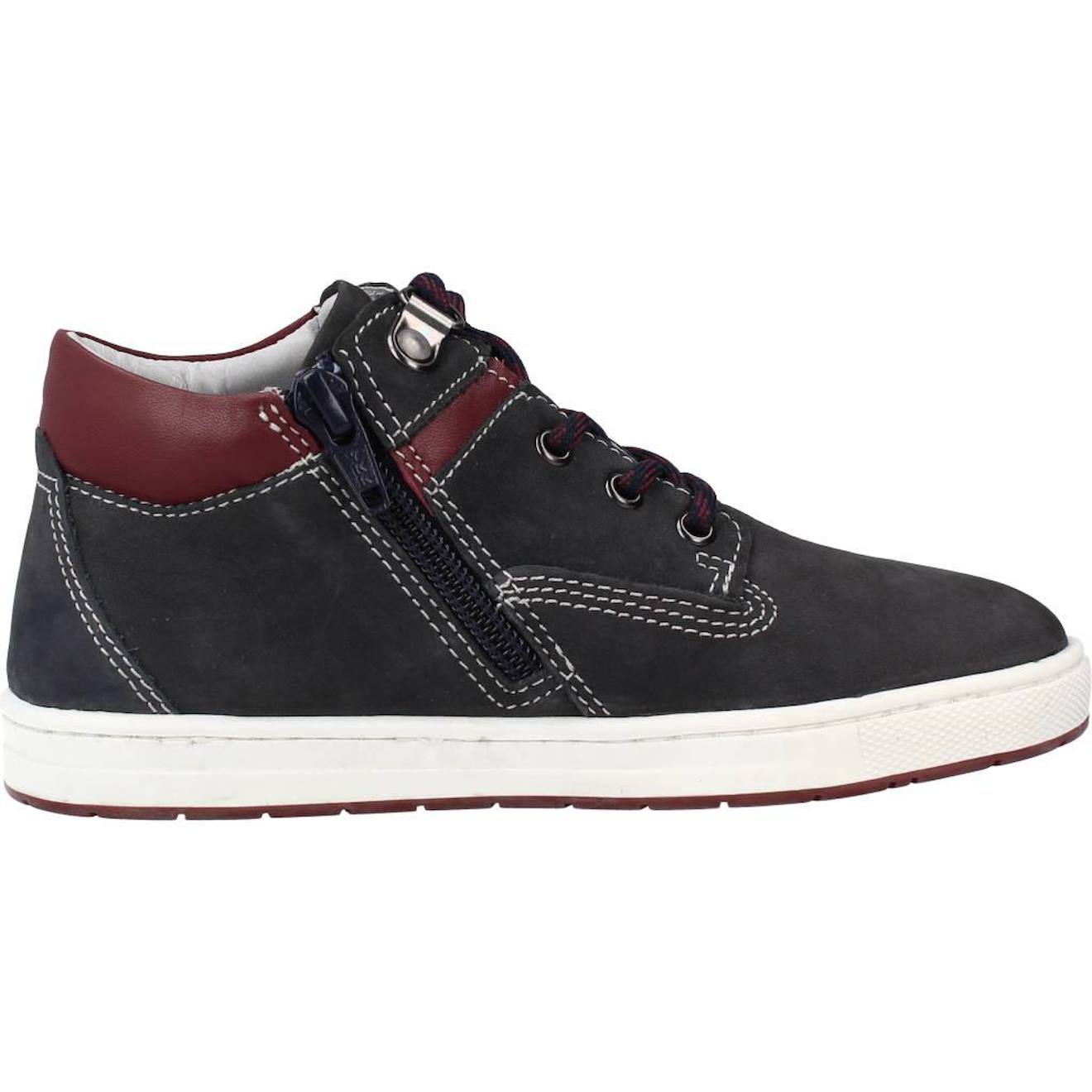 Botte Enfant Cuir Chevin Bleu 800 Botte Enfant Cuir Chevin Bleu 800