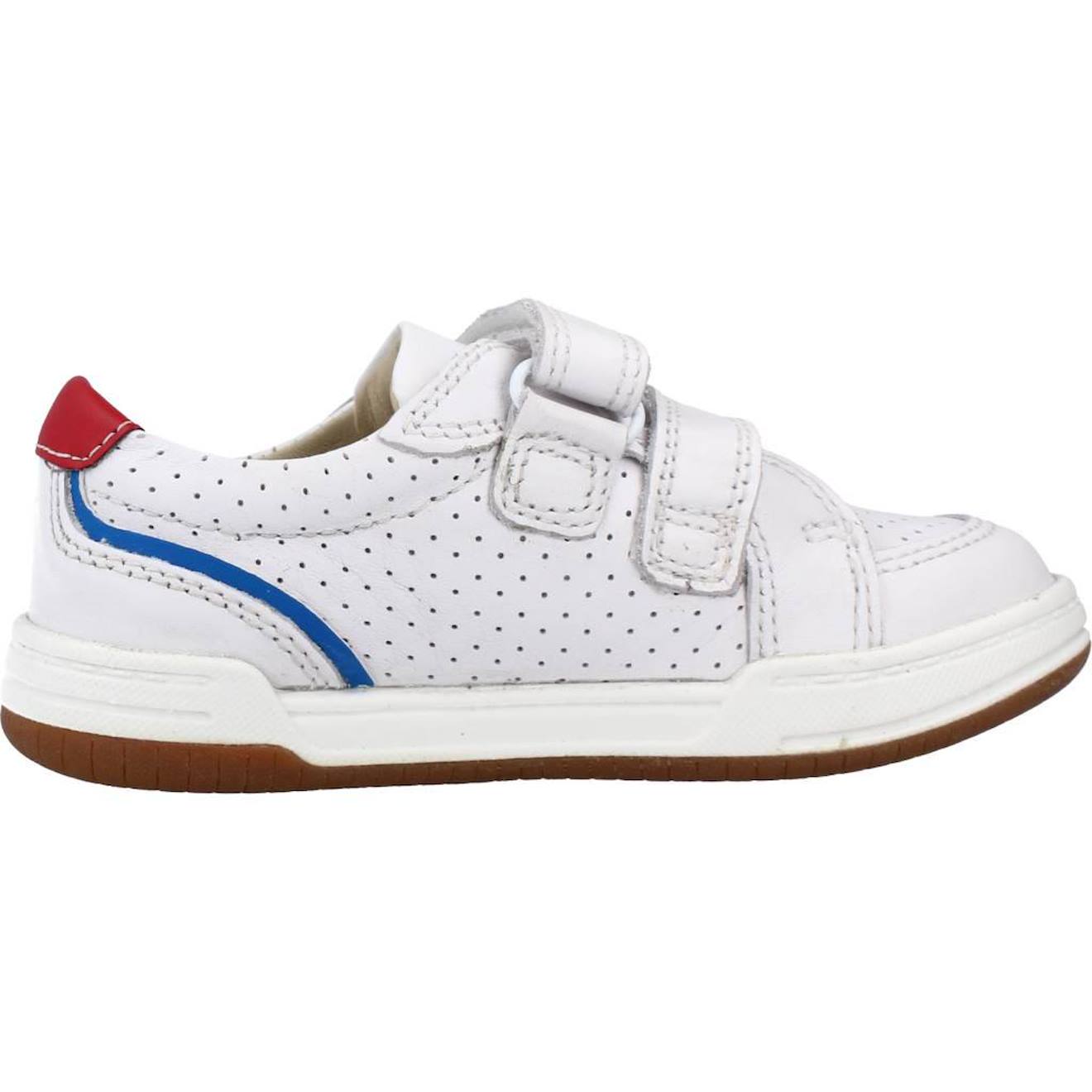 Basket Bébé Cuir Cuir Fawn Solo T Blanc White