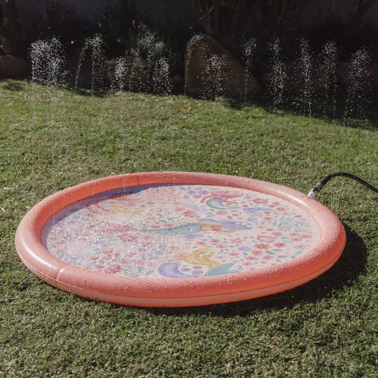 Tapis D'eau Dreamy Mermaid (150 Cm) Rose, Violet, Vert Tapis D'eau Dreamy Mermaid (150 Cm) Rose, Violet, Vert