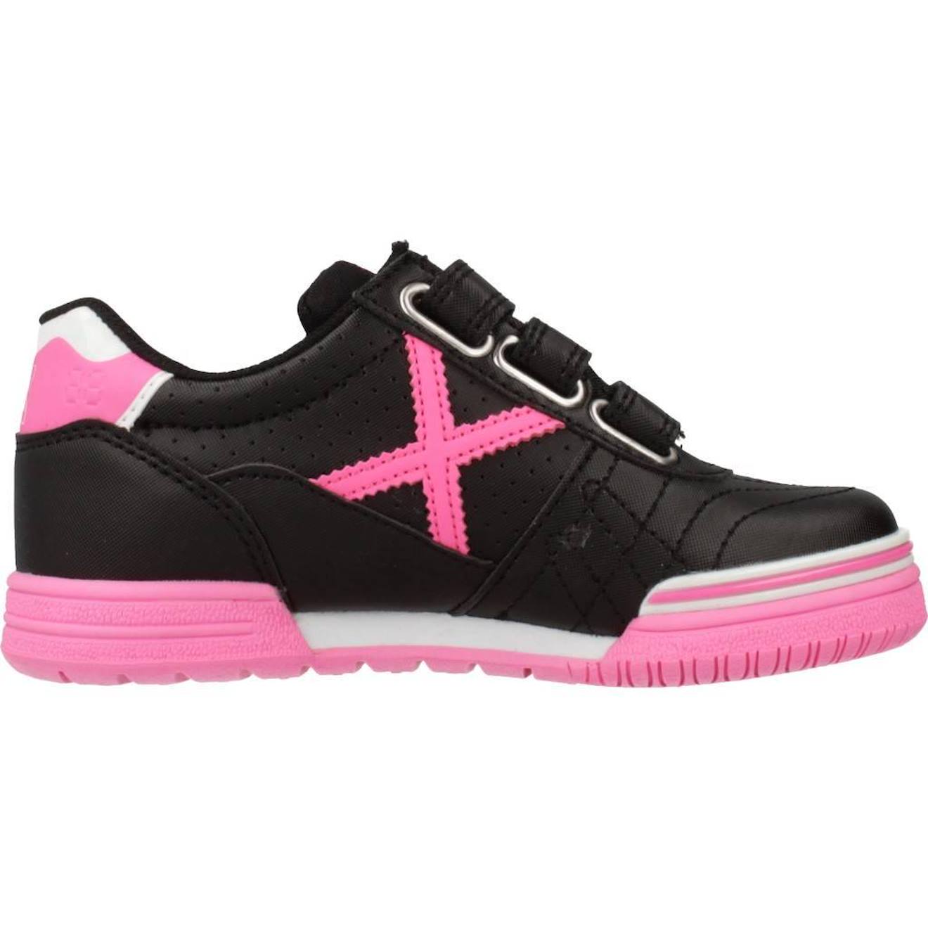 Basket Enfant Cuir Cuir Noir
