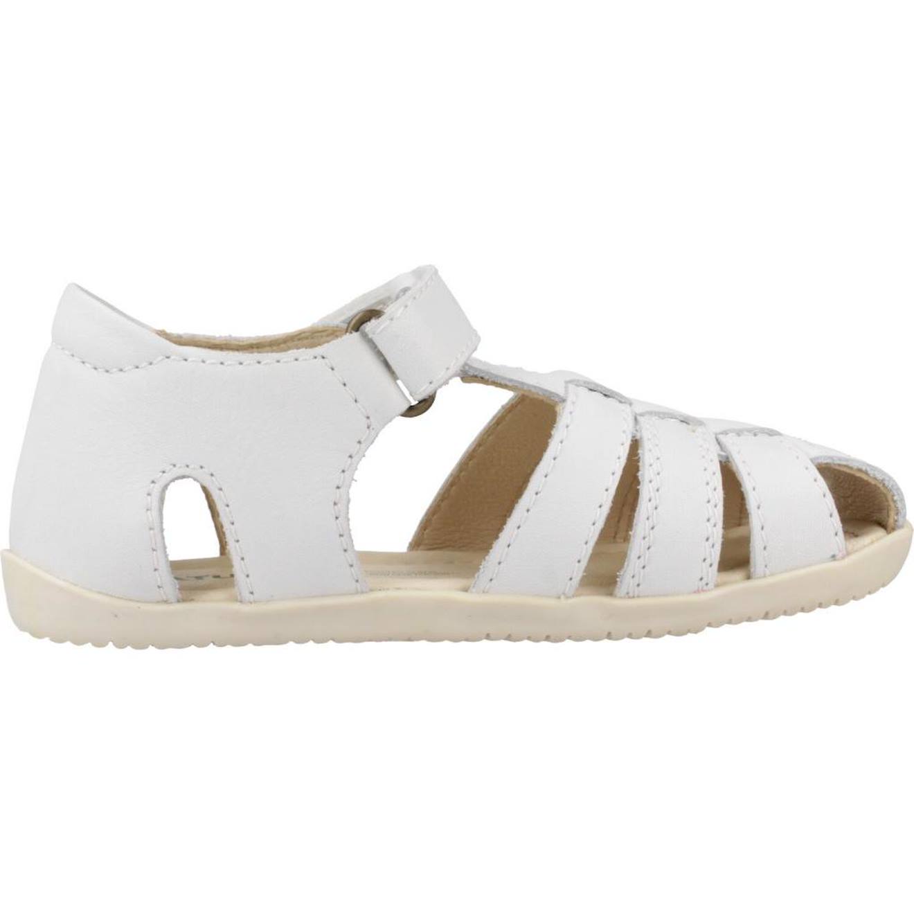 Sandale Enfant Cuir Blanc