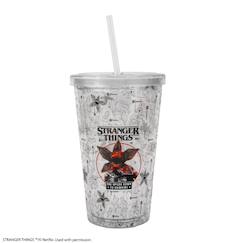 Puériculture-Repas-Vaisselle, coffret repas-Gobelet tumbler démogorgon - stranger things