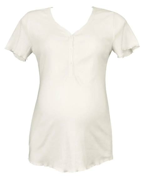 Cache Coeur - T-shirt De Maternité Et D'allaitement Trousseau Naturel