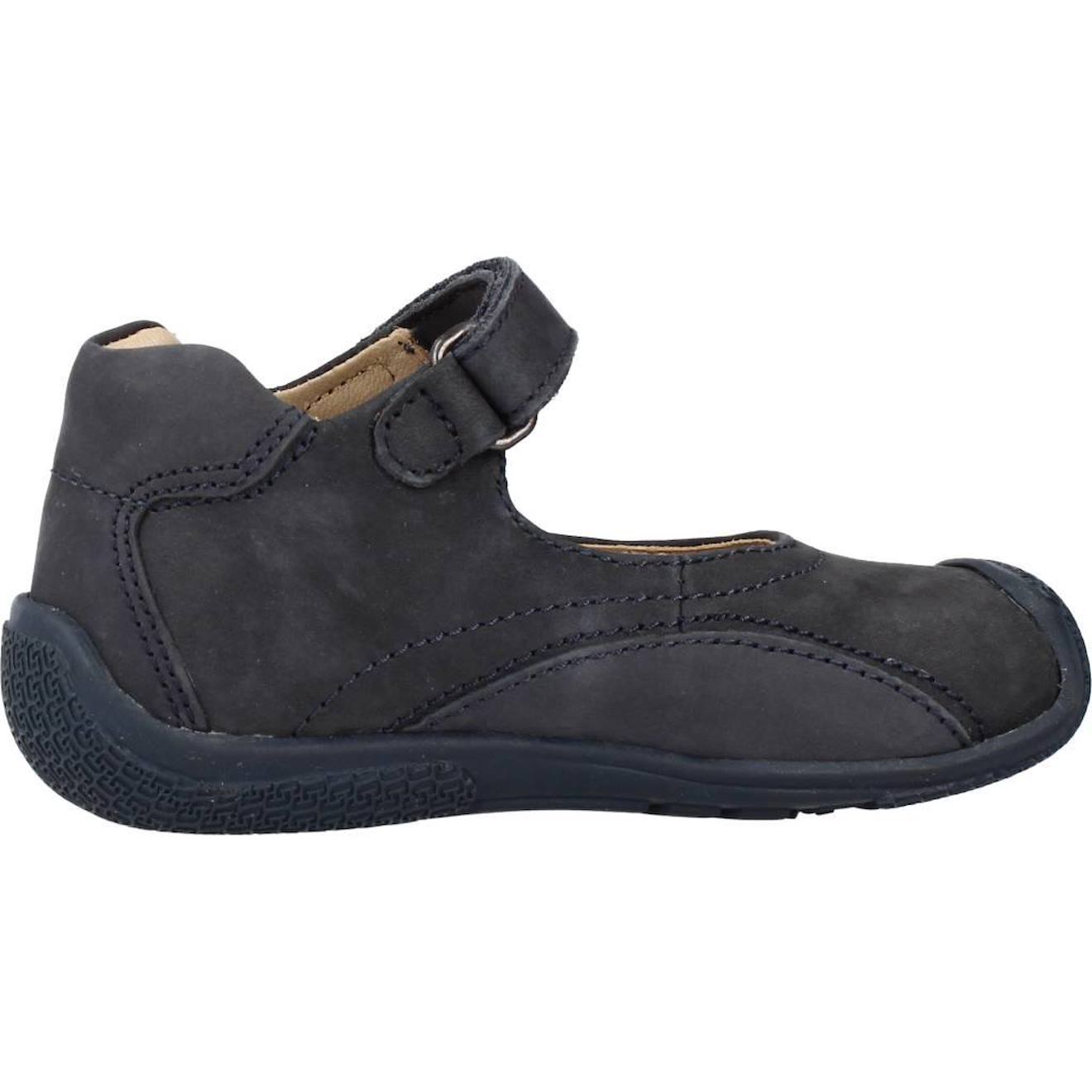 Derby Bébé Cuir Grica Bleu 800