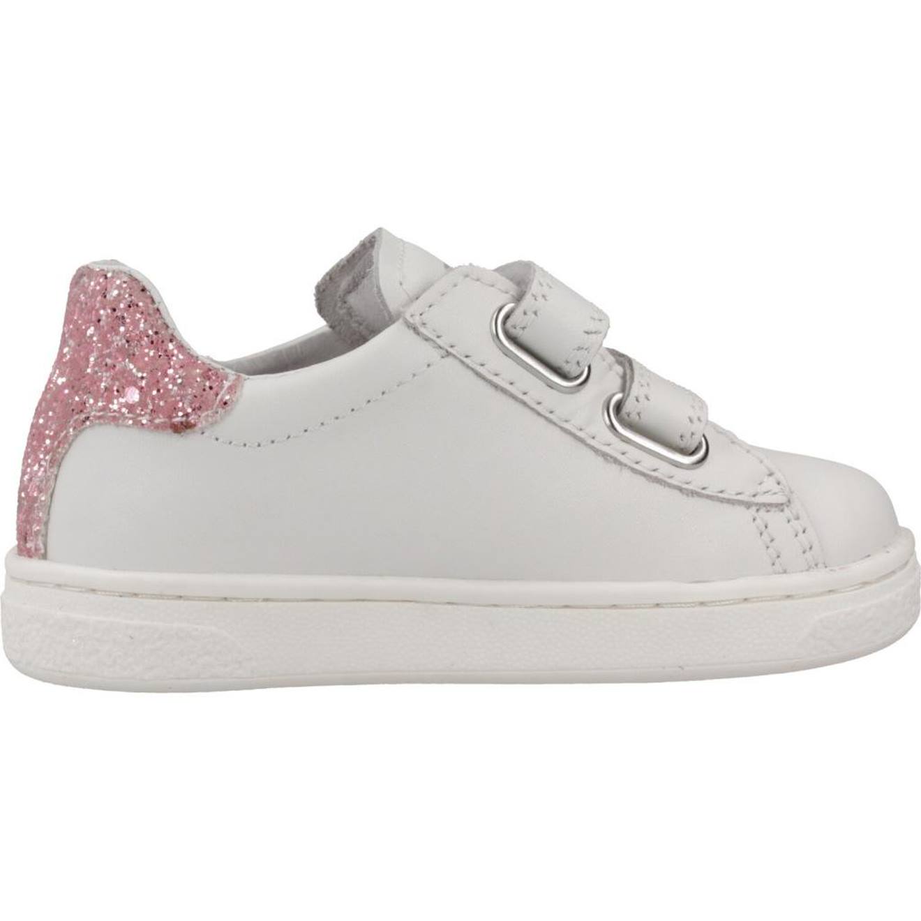 Basket Bébé Cuir Inialos Blanc Basket Bébé Cuir Inialos Blanc