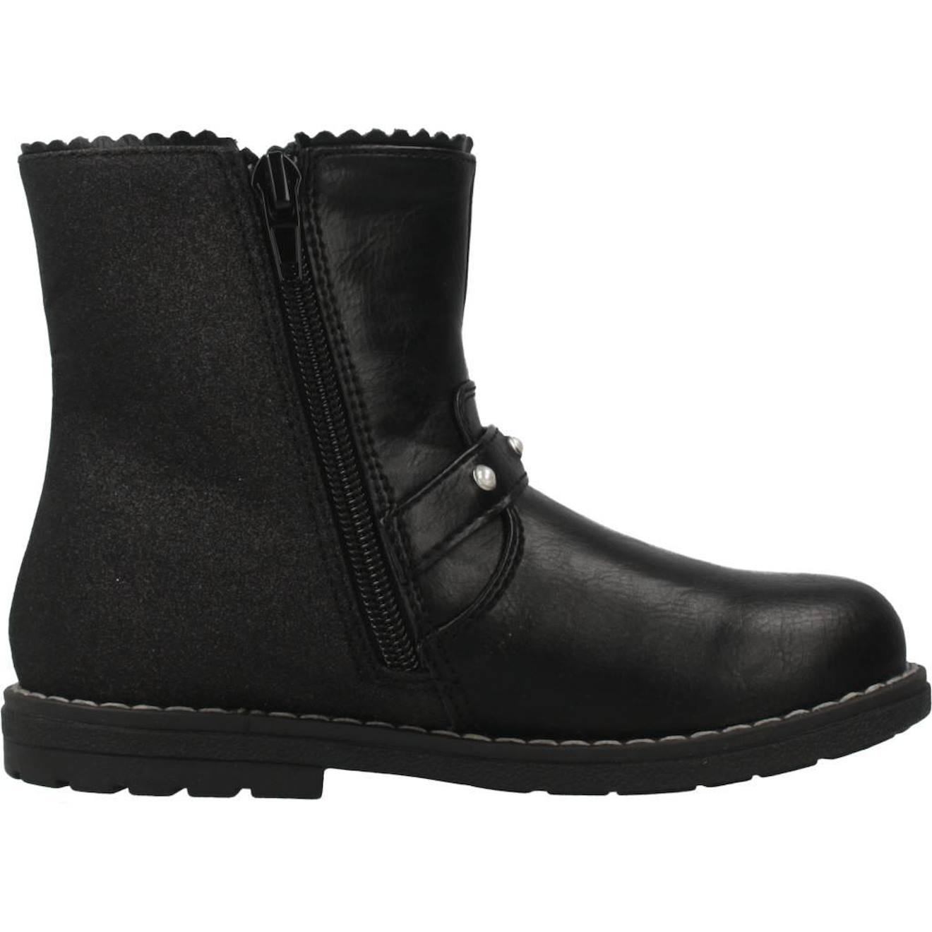 Botte Bébé Synthétique Cancan Noir Botte Bébé Synthétique Cancan Noir