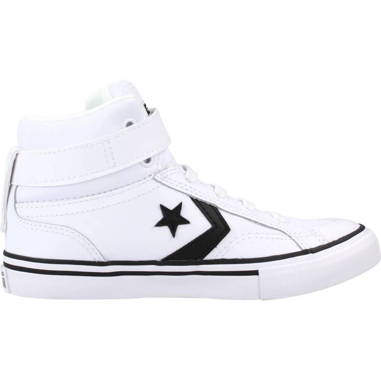Basket Enfant Cuir Enfant Cuir Pro Blaze Hi Blanc Et Noir