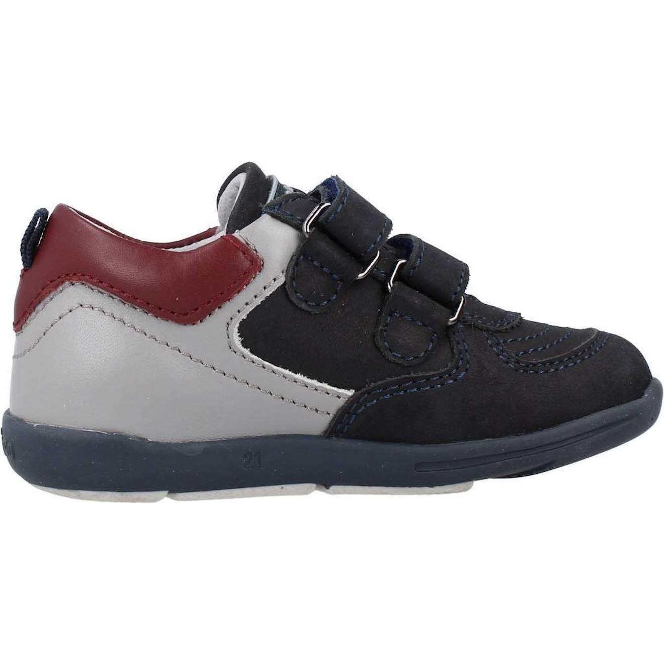 Derby Bébé Cuir Graf Bleu 800 Derby Bébé Cuir Graf Bleu 800