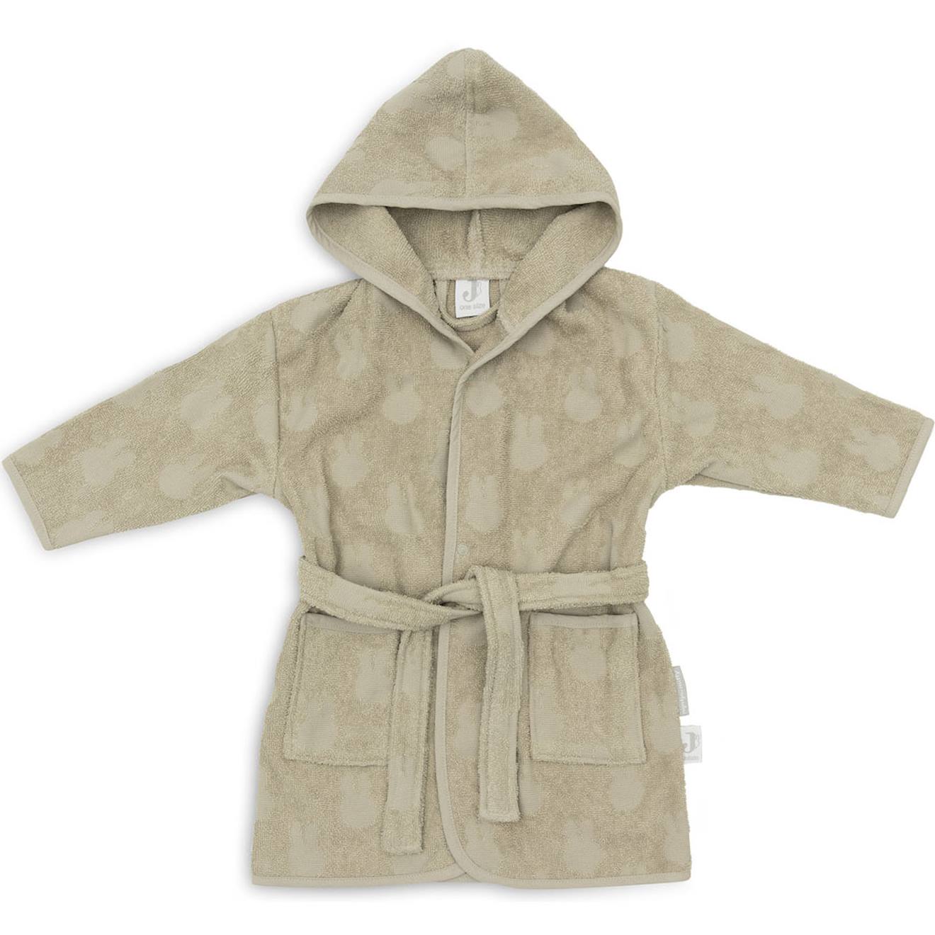Peignoir Éponge Miffy Jacquard En Coton Vert