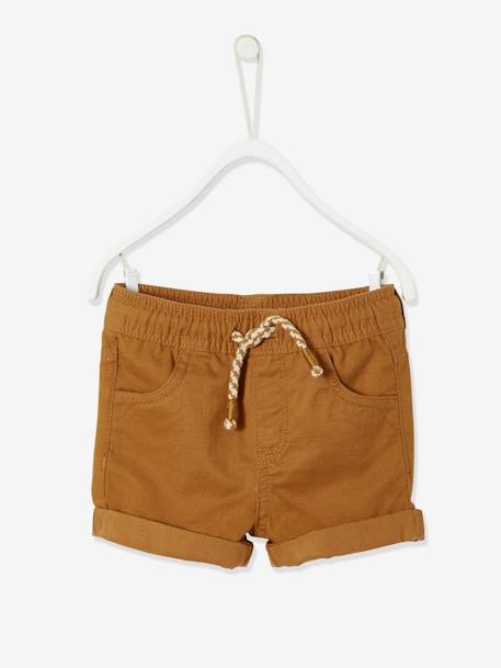 oeko-tex-Bébé-Short-Short sergé taille élastiquée bébé garçon