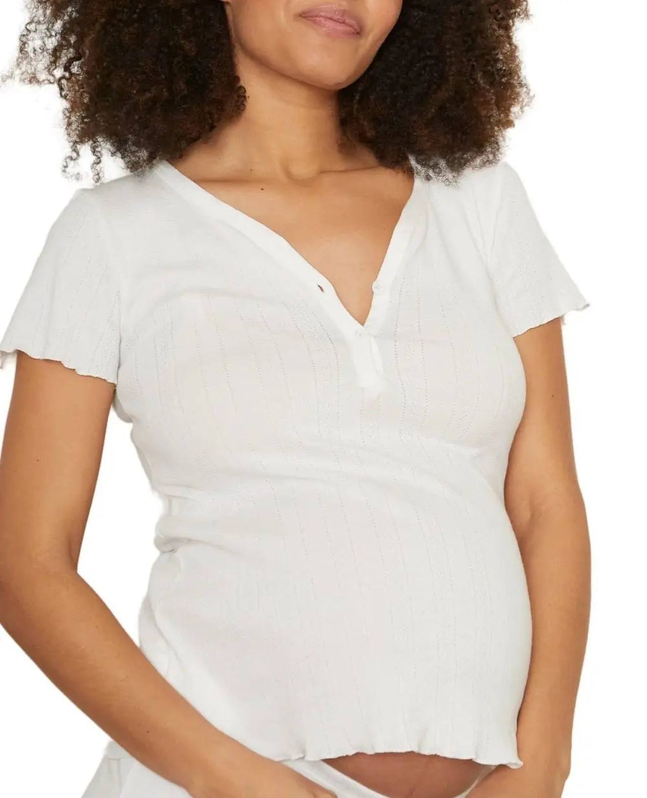 T-shirt De Maternité Et D'allaitement Trousseau Naturel (Cache Coeur) - Image 2