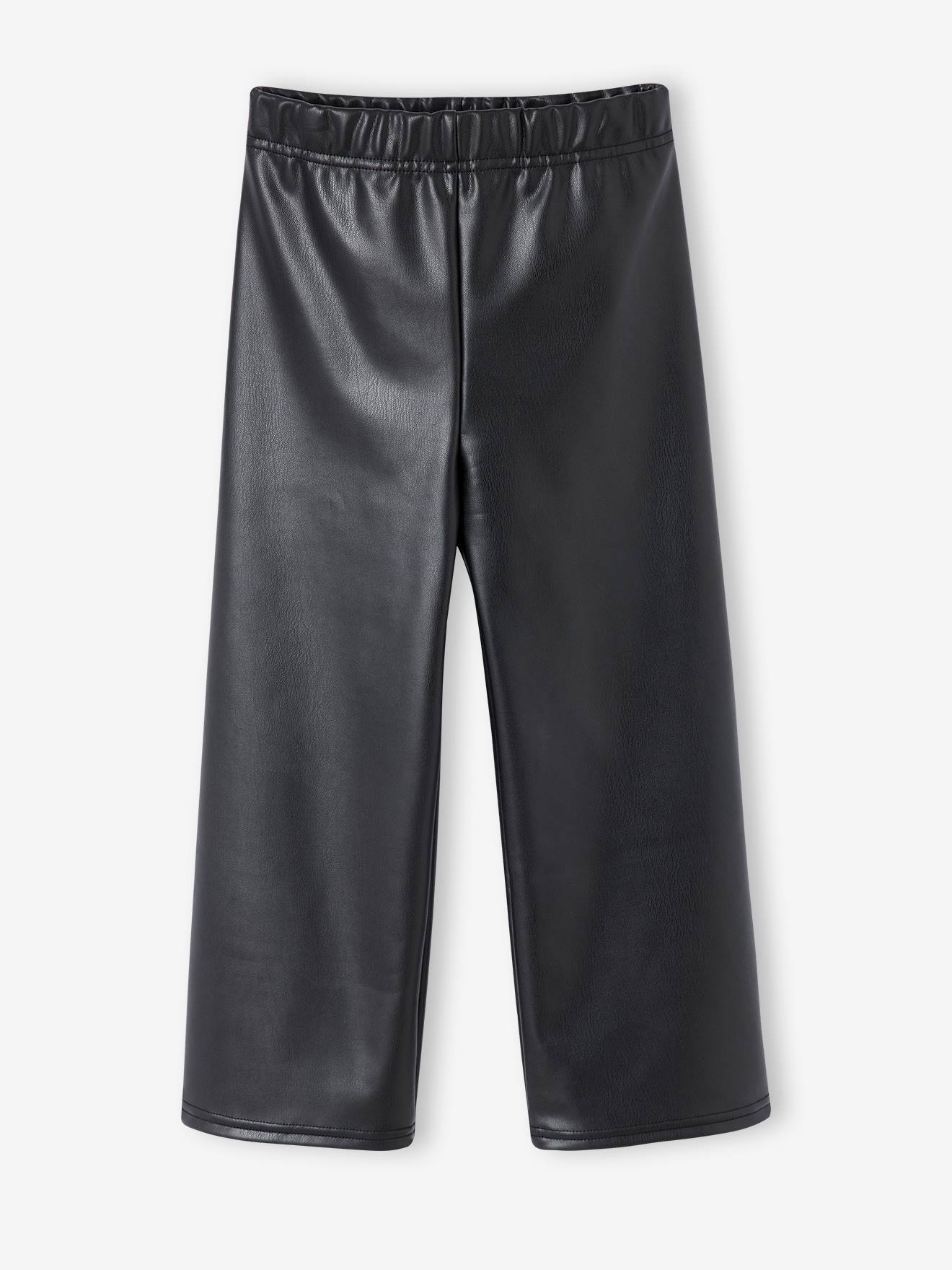 Legging fille slim long noir