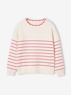 -Pull fille manches longues