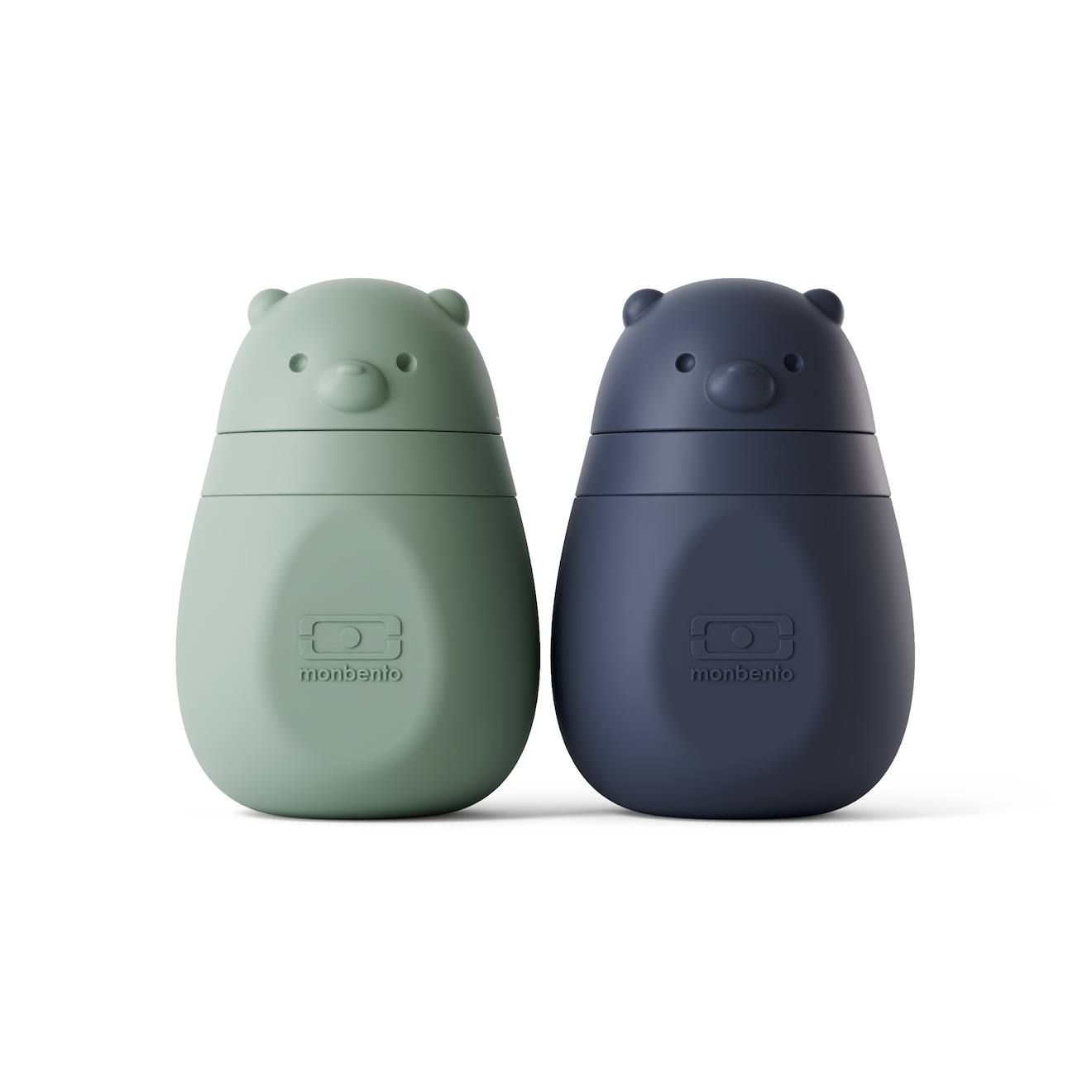 Gourde Réutilisable Avec Tétine En Silicone 150ml Yummy Vert/bleu (Monbento) - Image 1