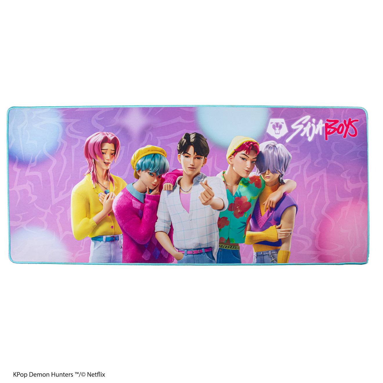 Tapis De Bureau Saja Boys - Kpop Demon Hunters Multicolore