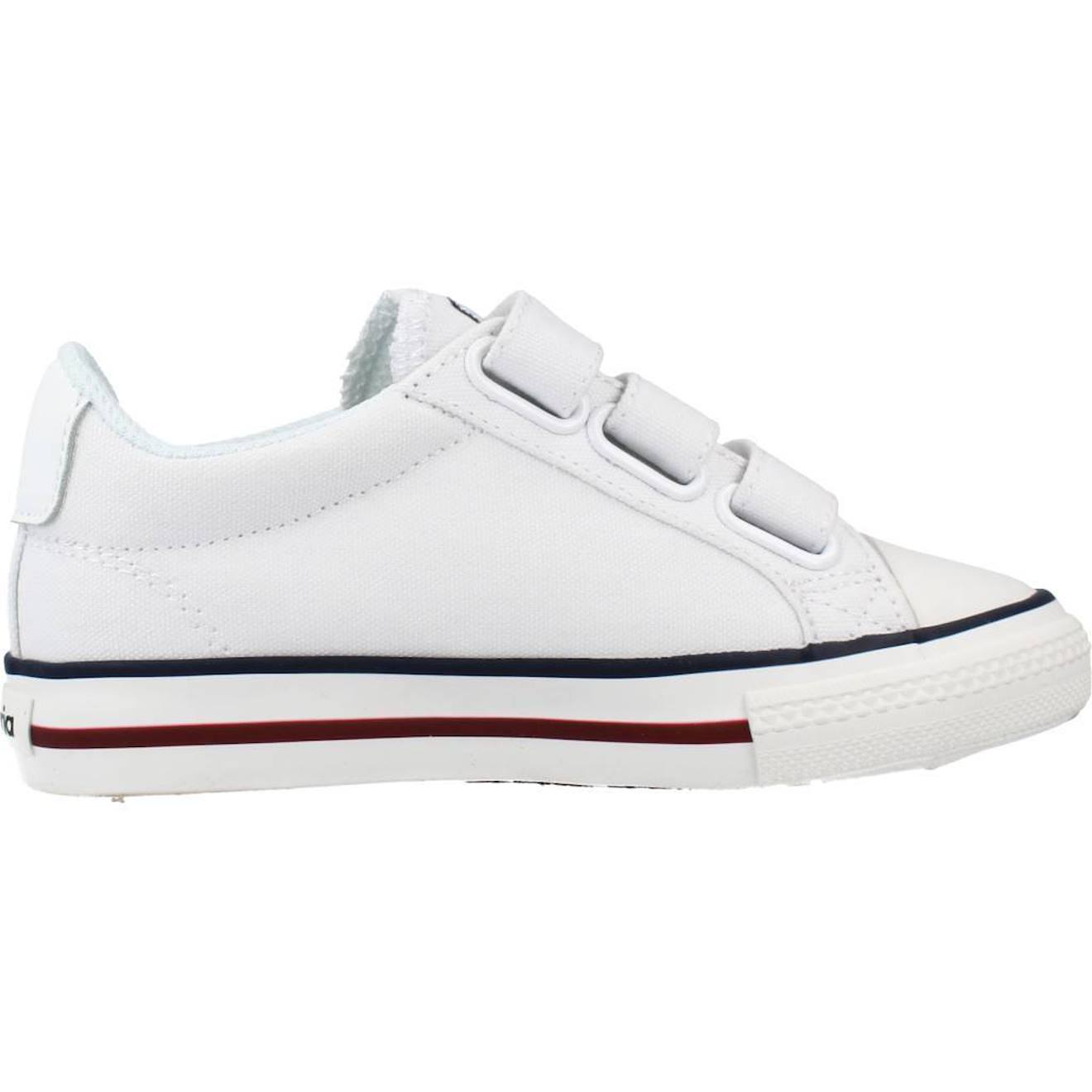 Basket Enfant Textile Blanc Blanc