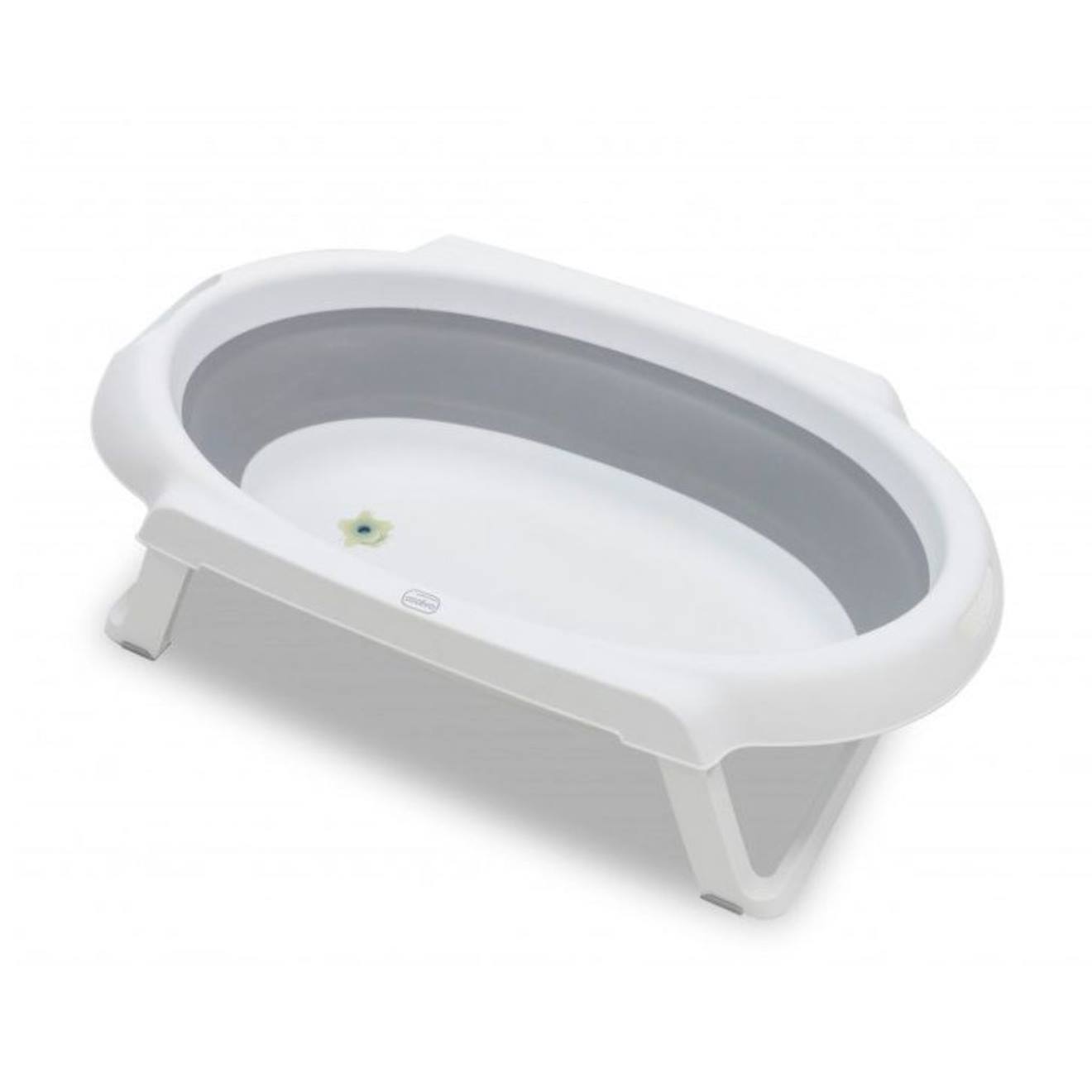 Baignoire Bébé Pliante Compacte Curviflex Blanc