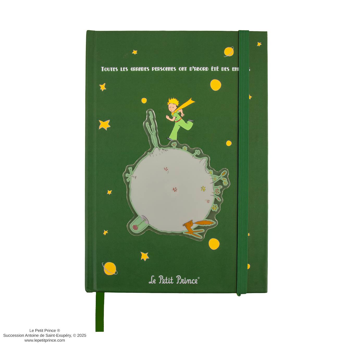 Carnet Astéroïde B-612 - Le Petit Prince Vert