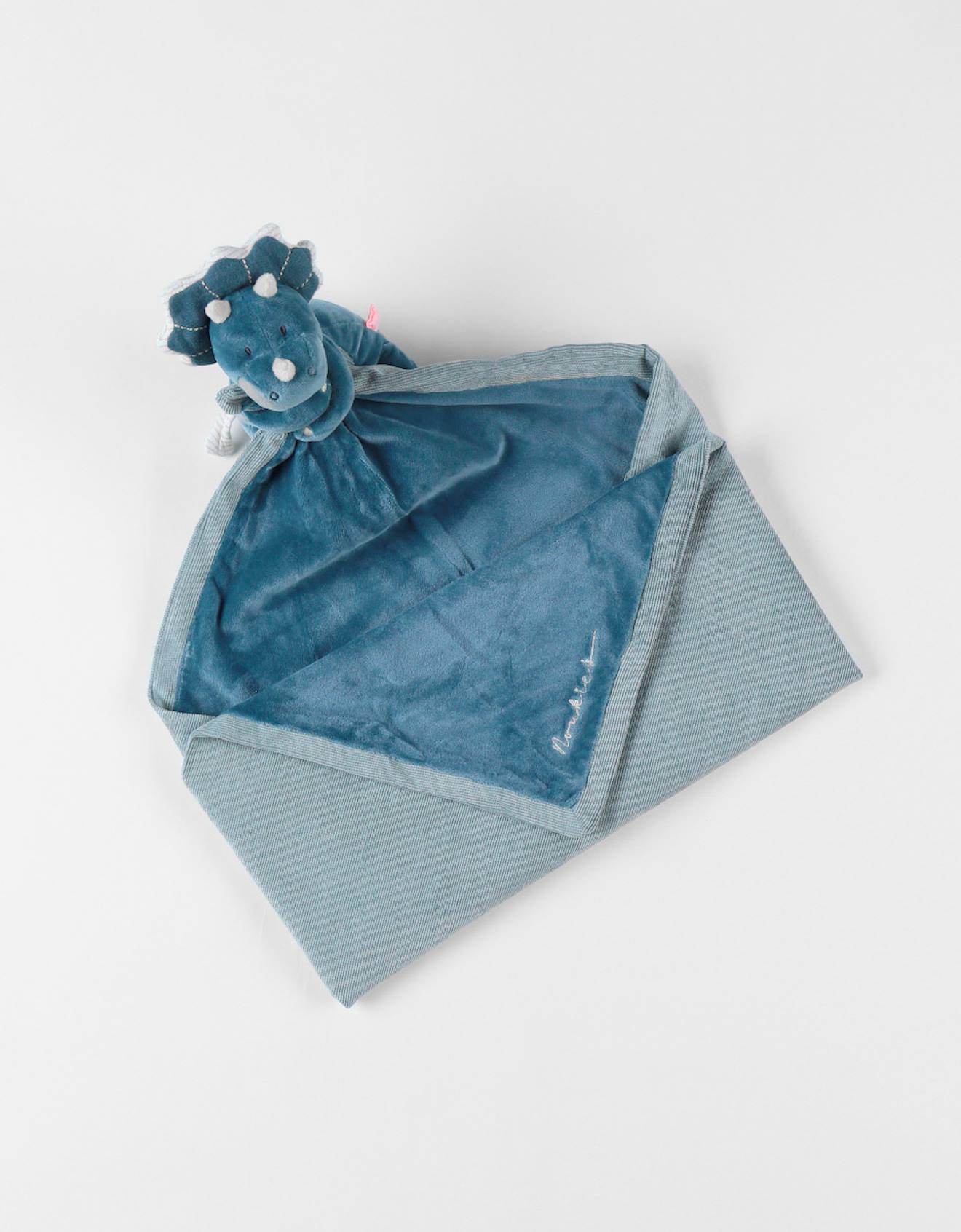 Doudou-couverture Nomade 50x50cm - Ops Bleu (Noukie's) - Image 2