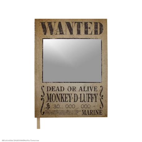 Fille-Carnet wanted mirroir - one piece