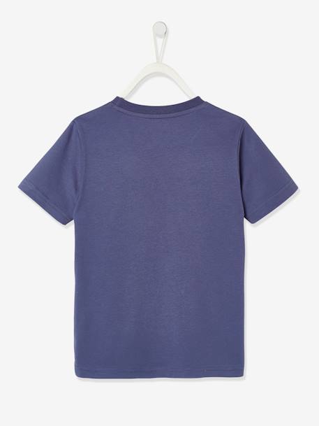 T-shirt de sport garçon motif graphique bleu 2 - vertbaudet enfant 