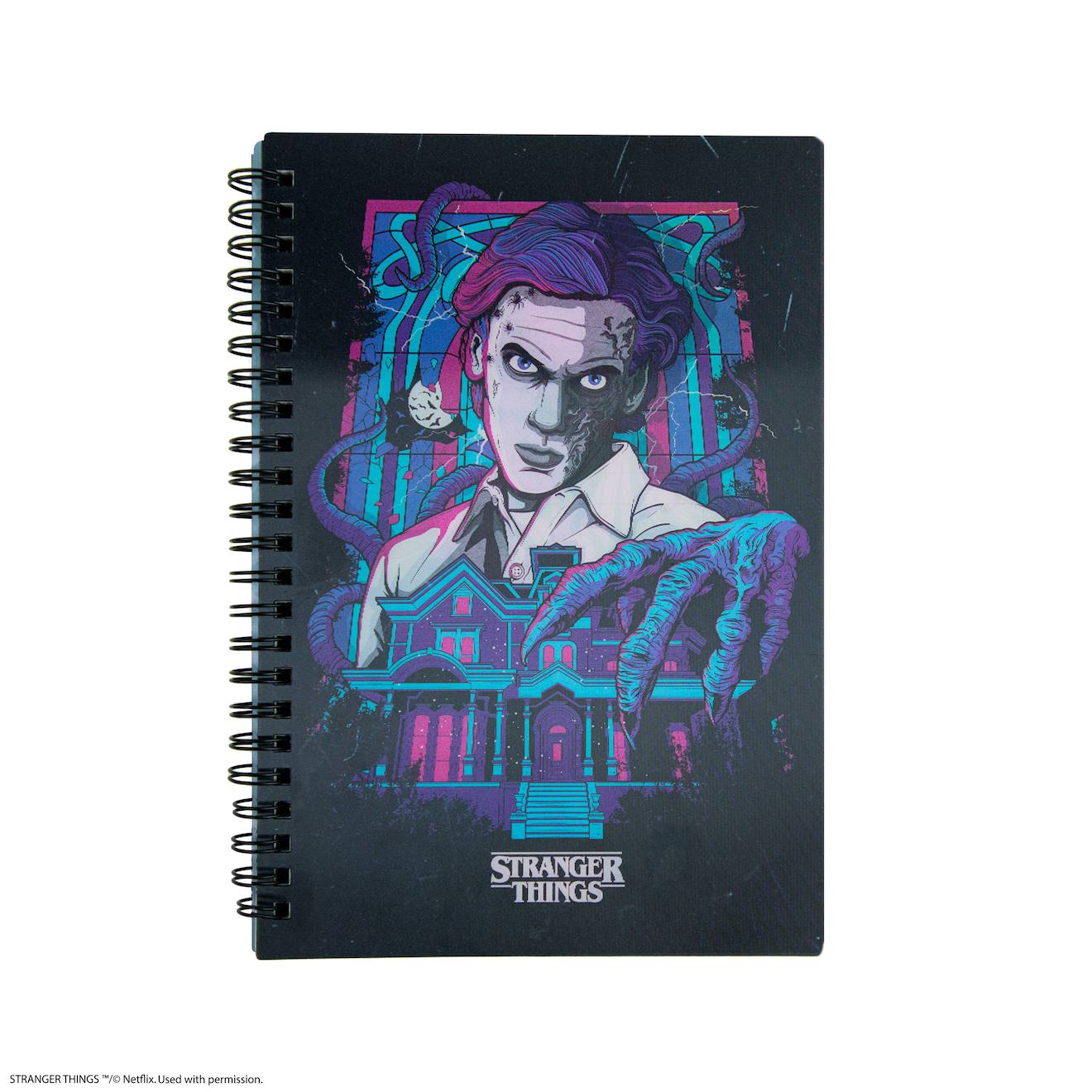 Carnet Lenticulaire Vecna - Stranger Things Noir