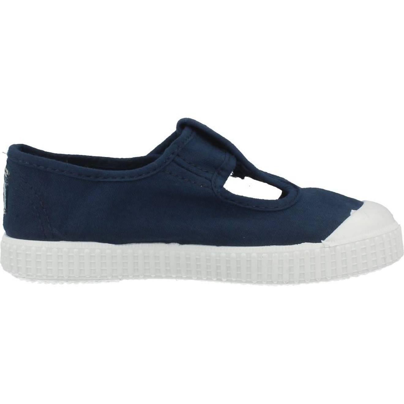 Basket Fille Textile Bleu Marino