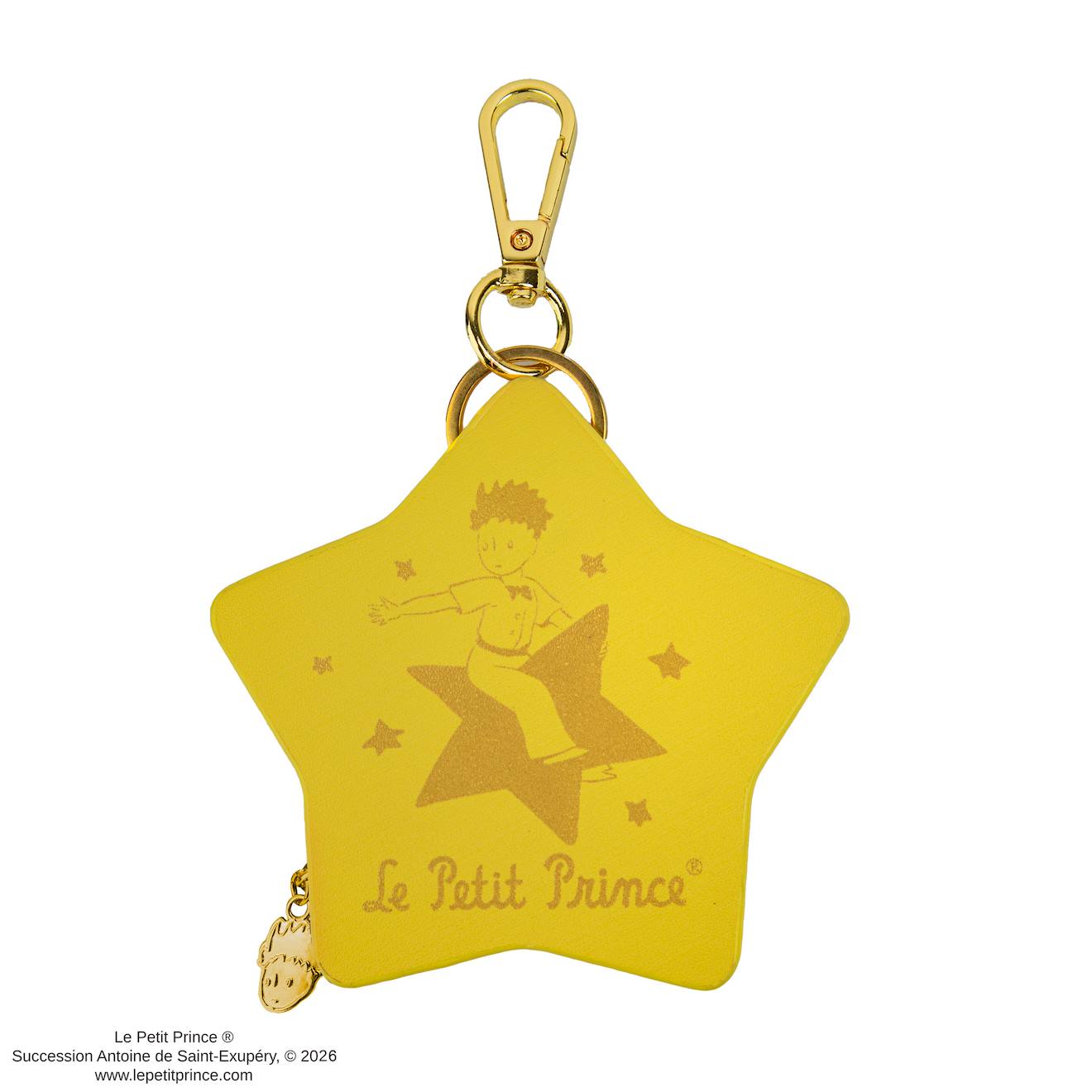 Porte-clés Pochette Les Étoiles Sont Des Guides - Le Petit Prince Jaune