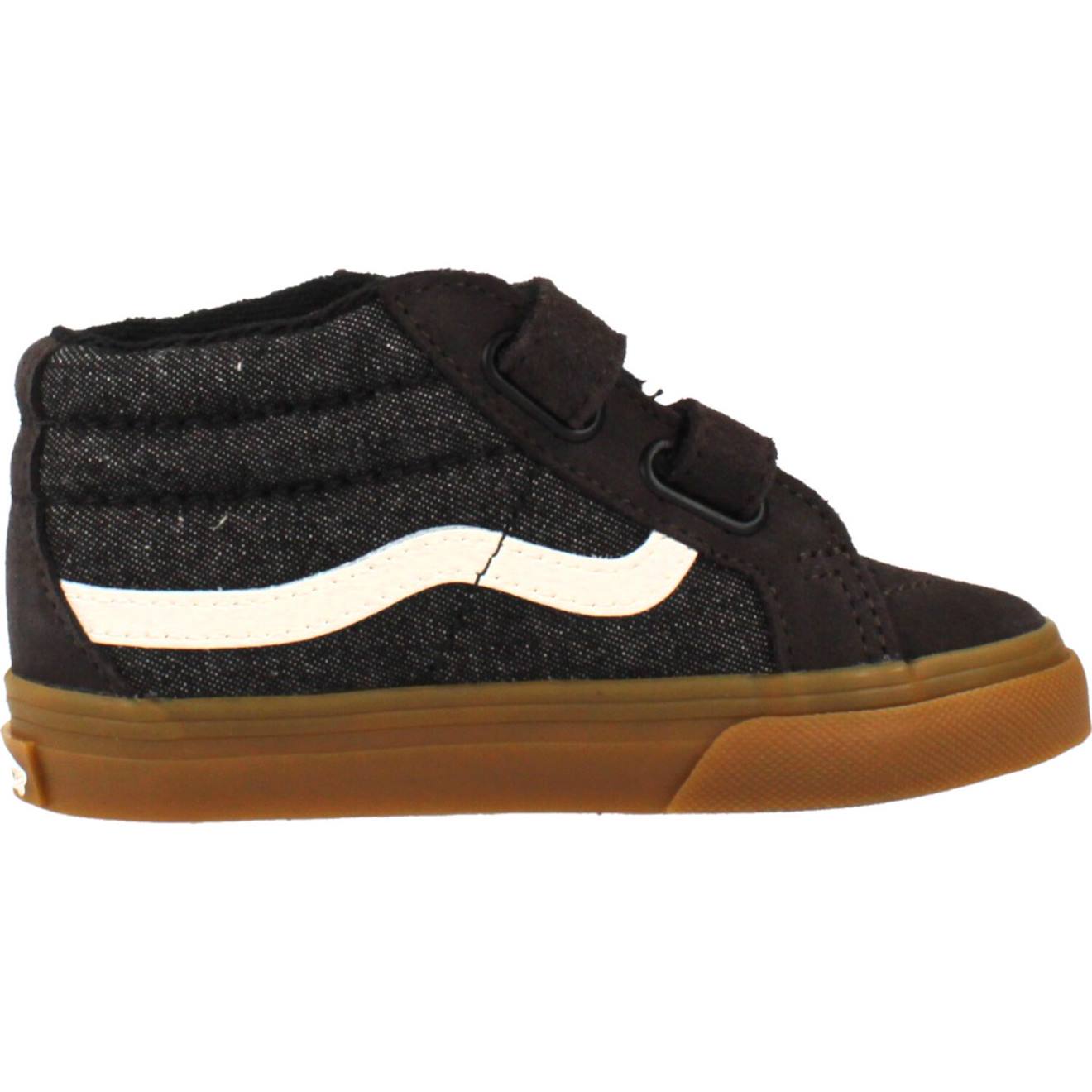 Baskets Bébé Garçon En Cuir Noir Black
