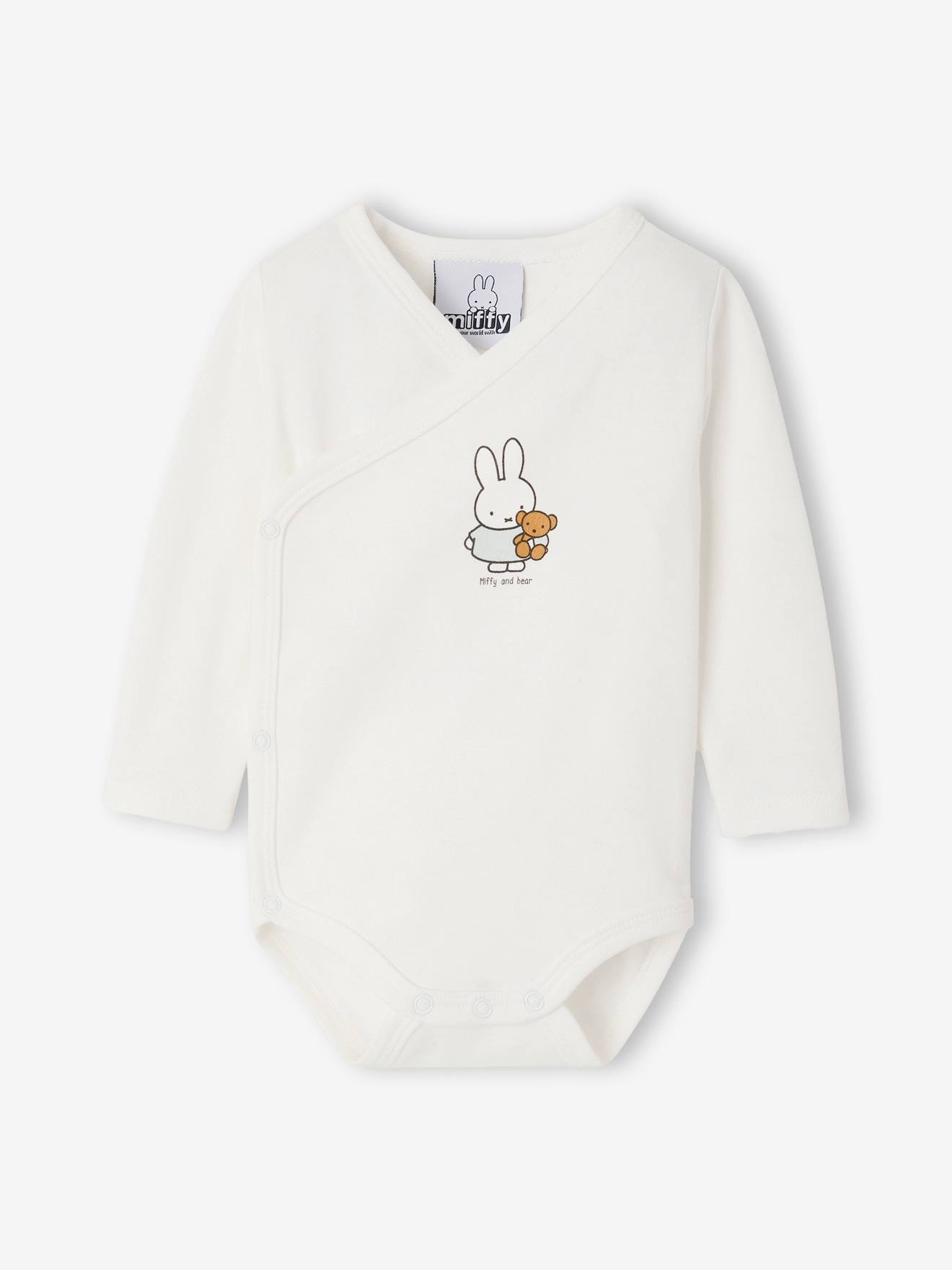 Lot de 2 bodies naissance Miffy manches longues vert d'eau (Miffy) - Image 1