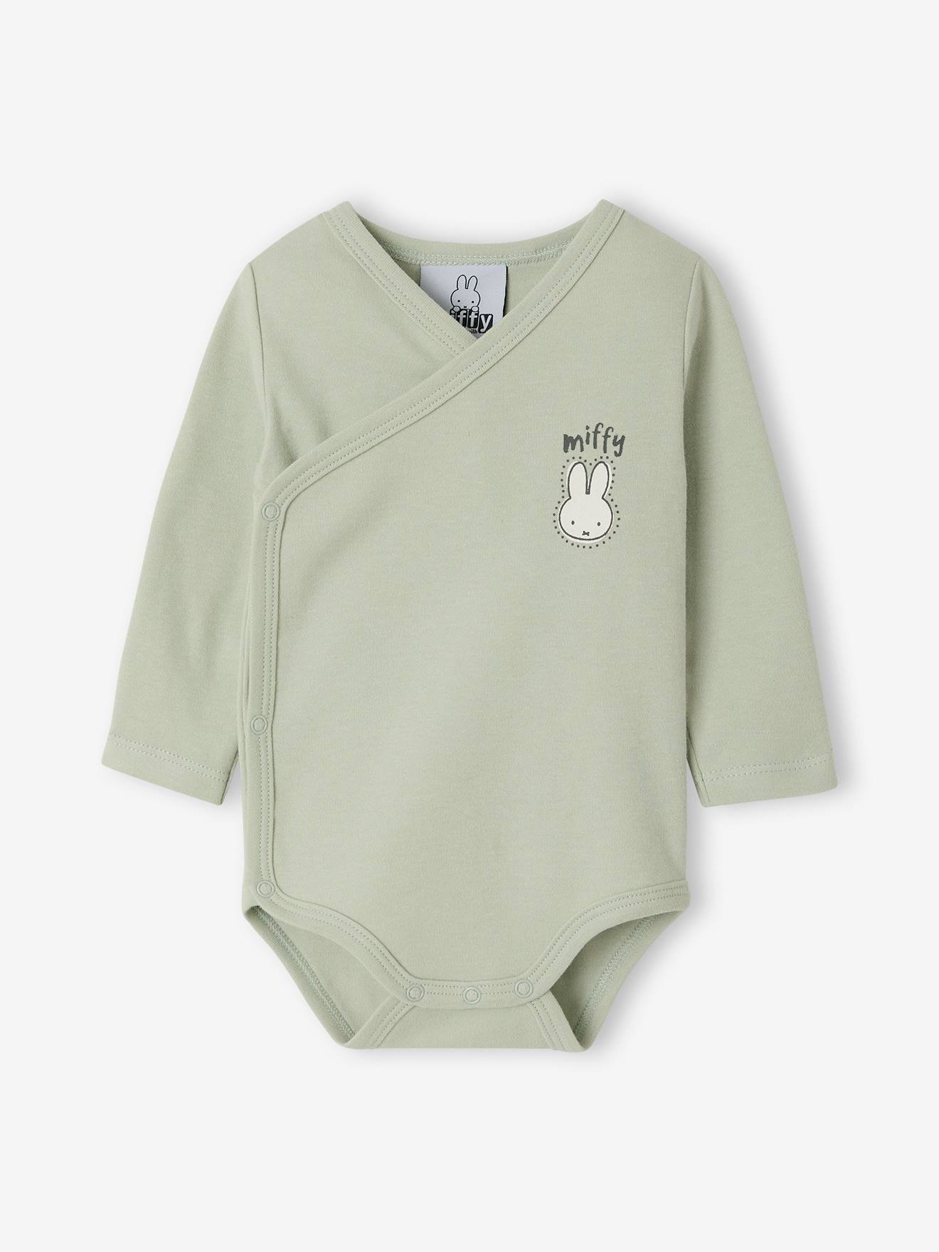 Lot de 2 bodies naissance Miffy manches longues vert d'eau (Miffy) - Image 2