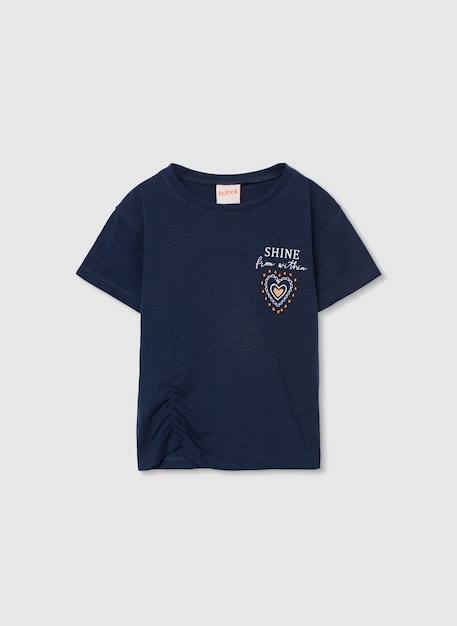 Fille-T-shirt, sous-pull-T-shirt fille coton