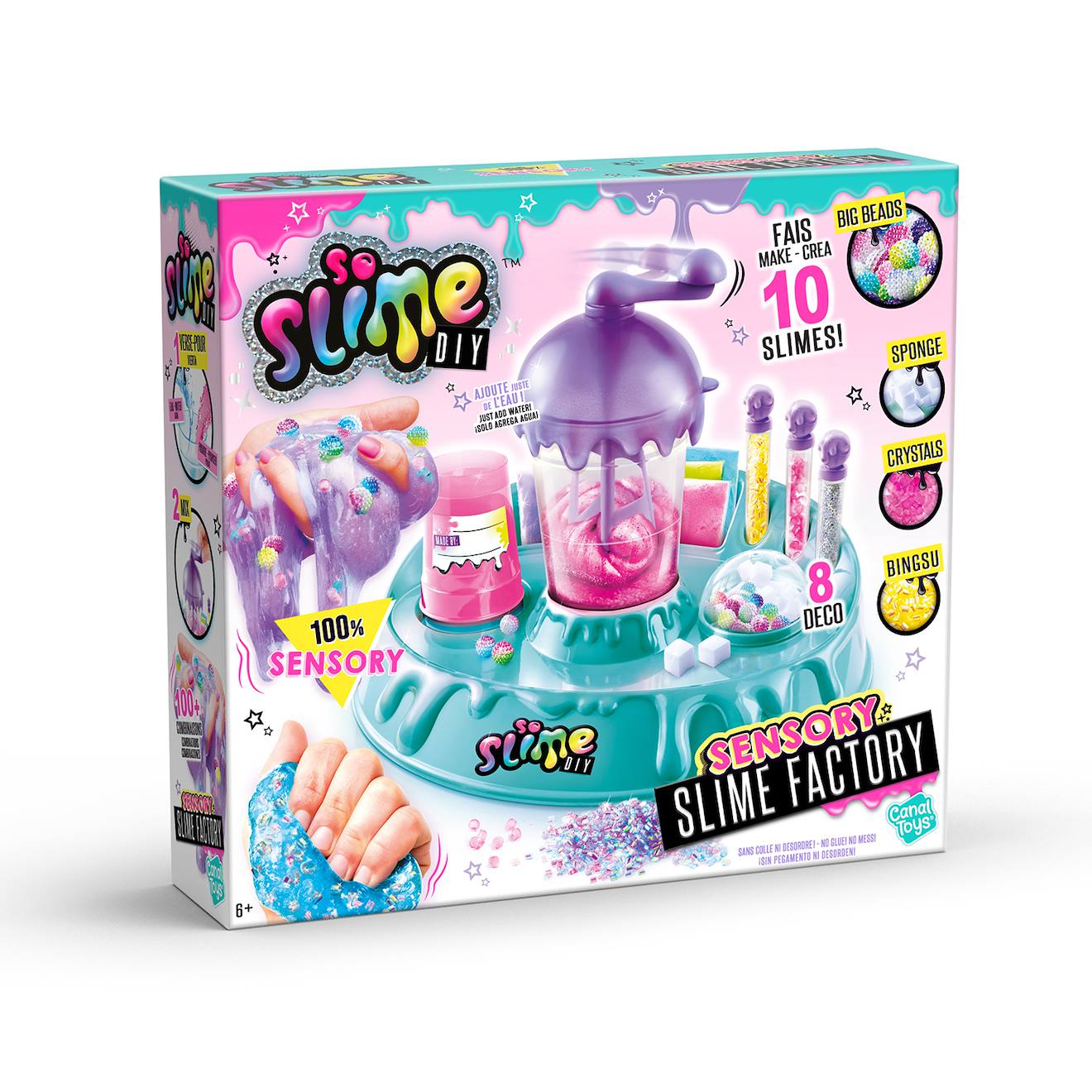 Fabrique Slime Sensory Asmr - So Slime Multicolore