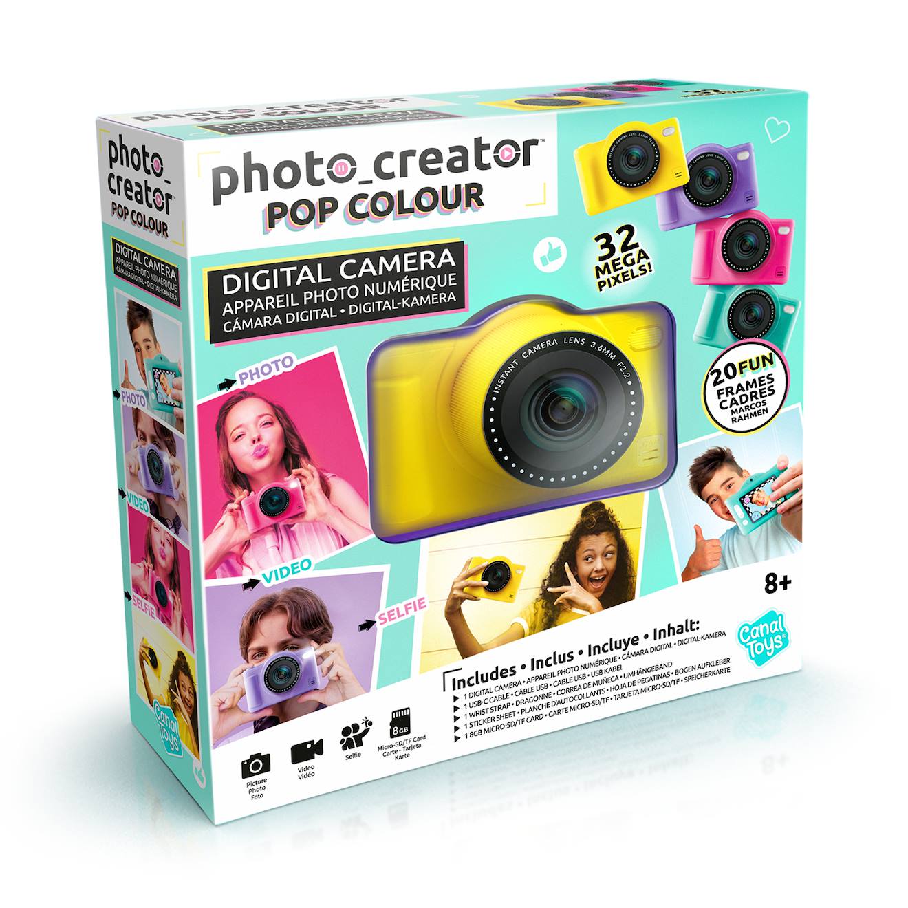 Appareil Photo Numérique Pop Couleur - Creator Jaune