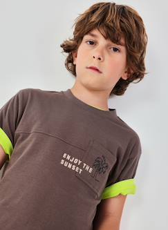 T-shirt en coton pour garçon  - vertbaudet enfant