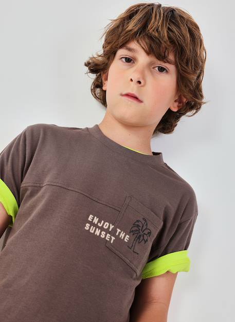 T-shirt en coton pour garçon  - vertbaudet enfant